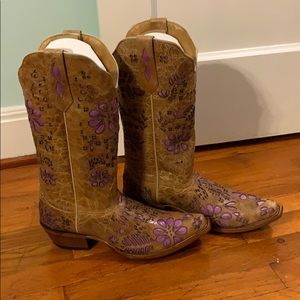 Johnny Ringo Orchid Cowboy Boots